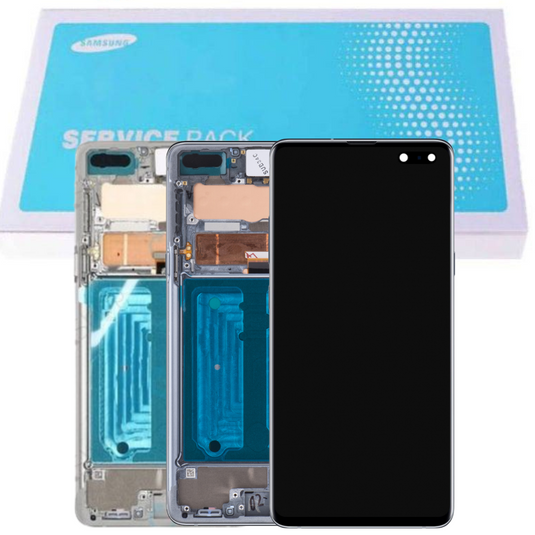 [Samsung Service Pack] Samsung Galaxy S10 5G (SM-G977) LCD Touch Digitizer Screen Assembly With Frame - Polar Tech Australia