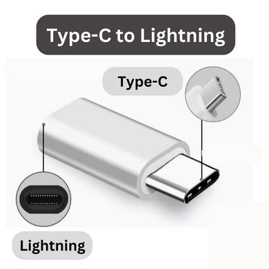Type-C USB-C To Apple Lightning Port OTG Adapter - Polar Tech Australia