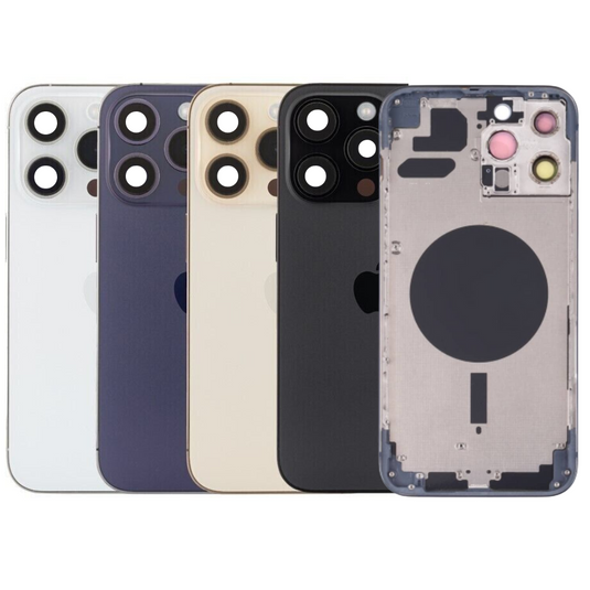 [No Built-in Parts] Apple iPhone 14 Pro - Rear Back Glass Middle Frame Housing - Polar Tech Australia