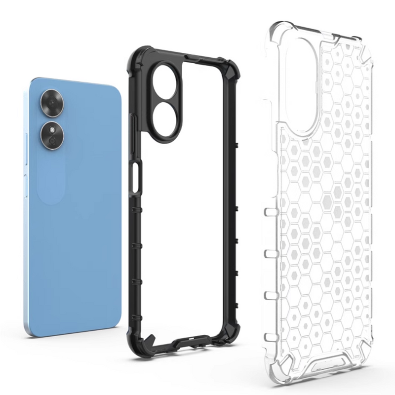 Cargue la imagen en el visor de la galería, OPPO A17 (CPH2477) Transparent Shockproof Protection Case - Polar Tech Australia
