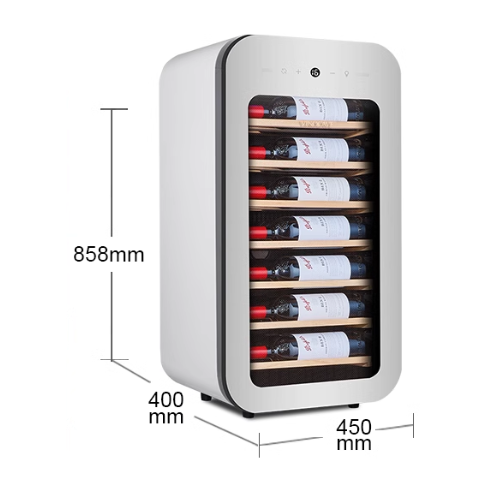 Cargue la imagen en el visor de la galería, [22 Bottle][JC-76A] Vinocave Stainless Steel Freestanding Mini Wine Refrigerator Drink Bar Cooler Fridge - Polar Tech Australia
