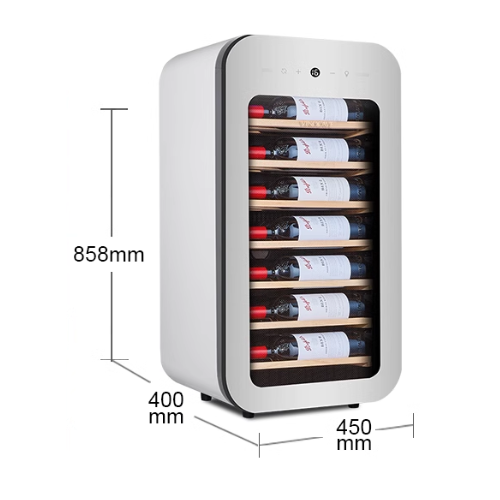 [22 Bottle][JC-76A] Vinocave Stainless Steel Freestanding Mini Wine Refrigerator Drink Bar Cooler Fridge - Polar Tech Australia