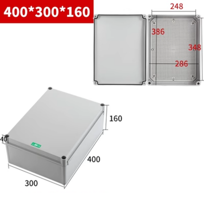 Load image into Gallery viewer, IP67 Waterproof indoor &amp; outdoor ABS Plastic Electrical Junction Box Enclosure Box - Polar Tech Australia
