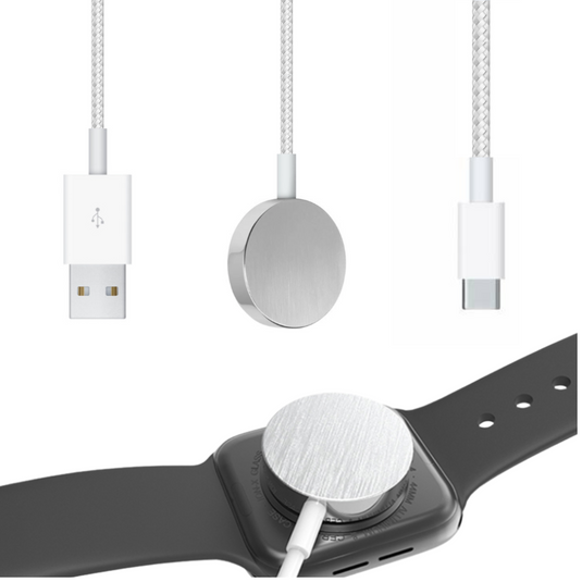 Apple Watch Magnetic Metal Wireless Charger Cable - Polar Tech Australia