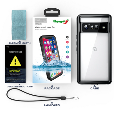 Google Pixel 7A (GWKK3) Redpepper Full Covered Waterproof Heavy Duty Tough Armor Case - Polar Tech Australia