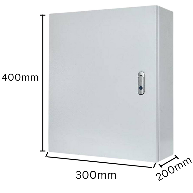 Cargue la imagen en el visor de la galería, Electrical Enclosure CCTV/Alarm Security Equipment Lockable Safe Metal Box Wall Mount - Polar Tech Australia
