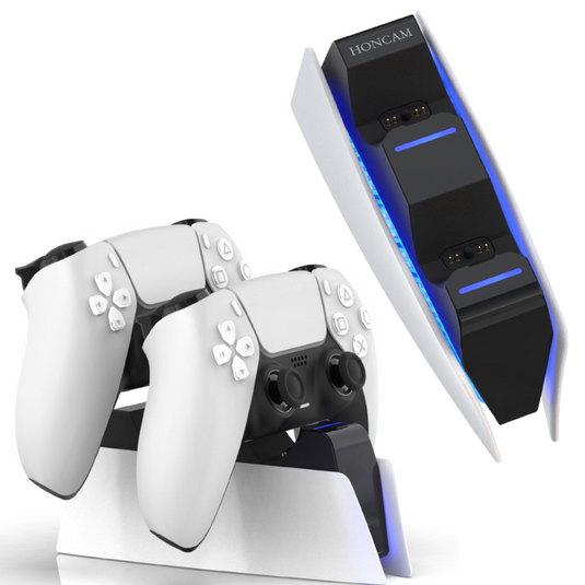 SONY PlayStation 5 / PS5 DualSense Wireless Controller Fast Charging Charger Stand Dock Station - Polar Tech Australia