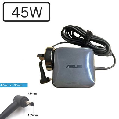 [19V-2.37A/45W][4.0x1.35][Square Type] ASUS ZenBook Laptop AC Power Supply Adapter Charger - Polar Tech Australia