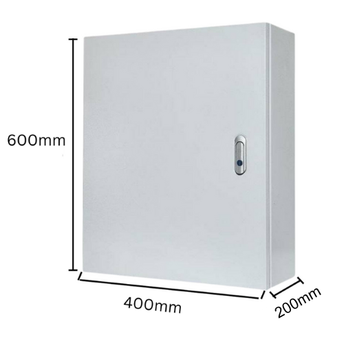 Load image into Gallery viewer, Electrical Enclosure CCTV/Alarm Security Equipment Lockable Safe Metal Box Wall Mount - Polar Tech Australia
