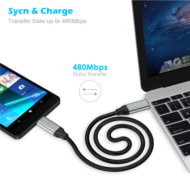 Load image into Gallery viewer, [240W][1M/2M] Nylon Braid Heavy Duty Apple MacBook Type-C USB C to C PD Fast Charging Data Sync USB Cable - Polar Tech Australia
