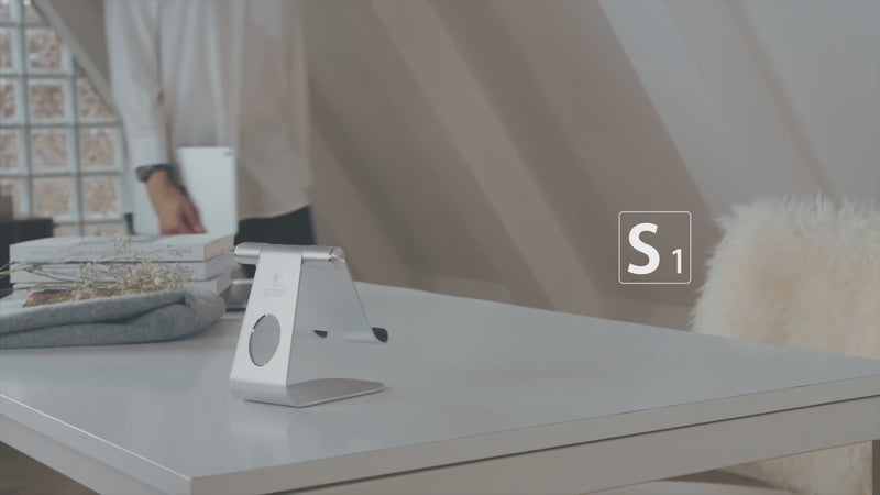 Cargar y reproducir video en Gallery Viewer, Tablet Stand Adjustable, Lamicall Tablet Stand : Desktop Stand Holder Dock Compatible With APPLE iPad Samsung Galaxy Tab Microsoft Surface (4-13 inch)
