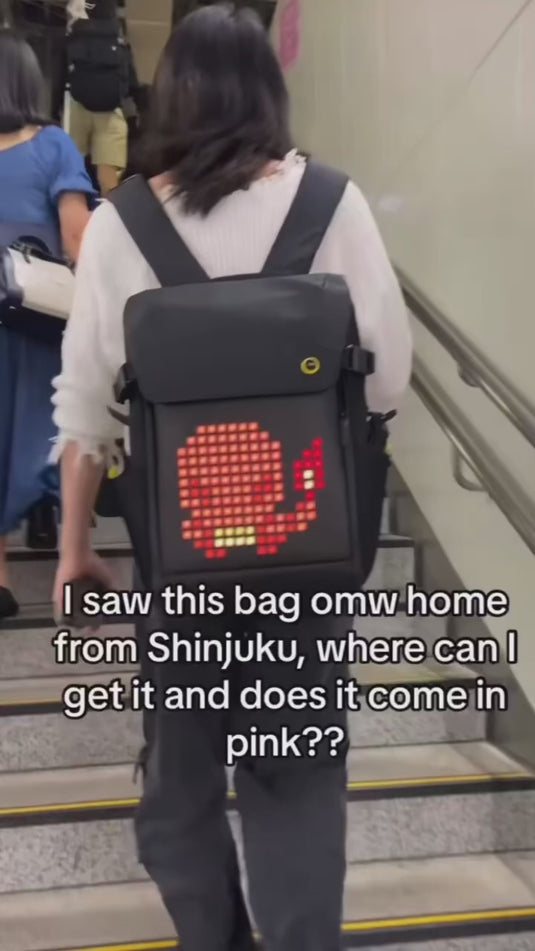 Pixoo Backpack-M Innovative Smart LED Backpack Perfect Gift
