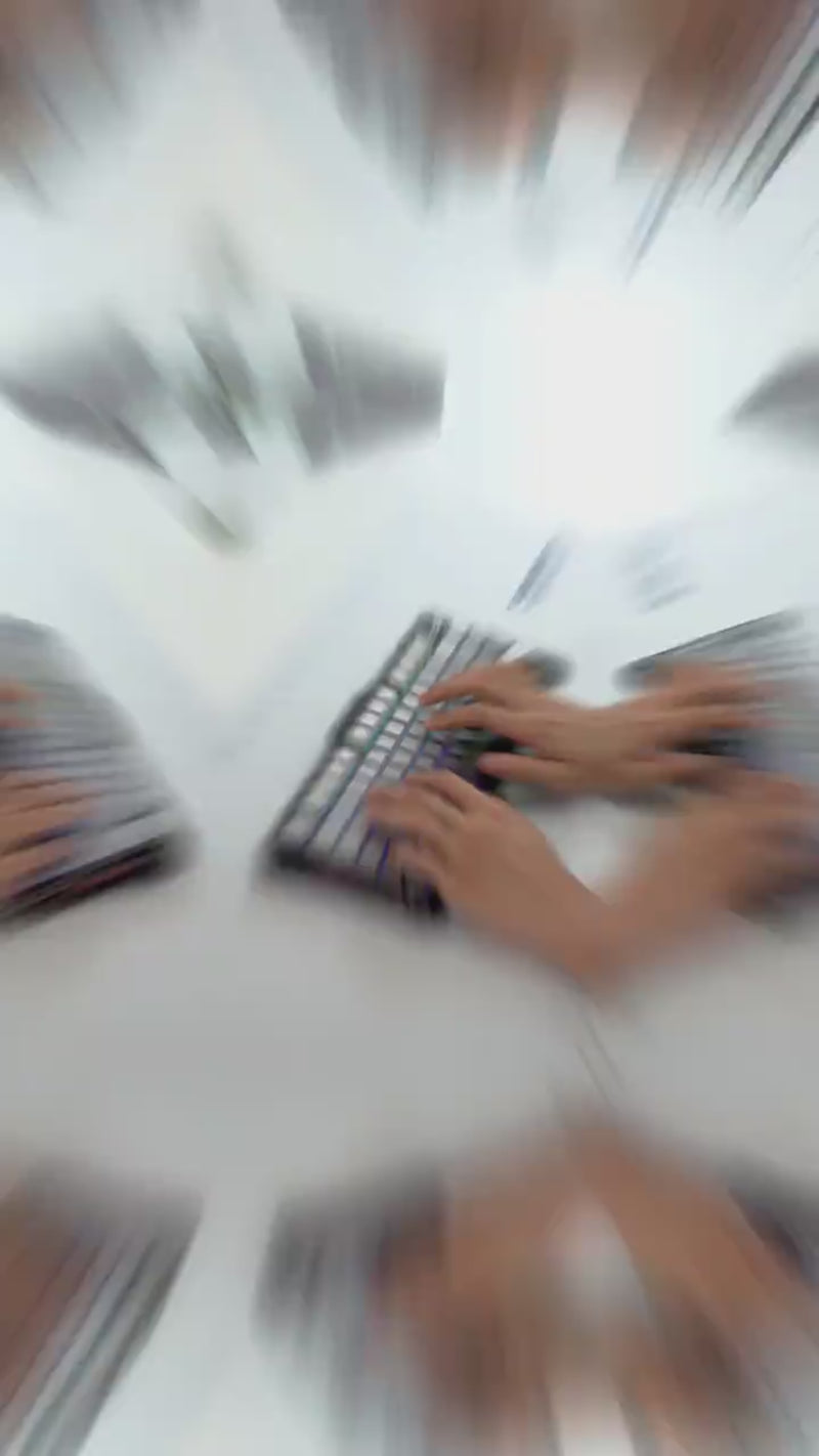 Cargar y reproducir video en Gallery Viewer, GravaStar K1 75% Wireless Mechanical Gaming Keyboard with RGB Backlit, Aluminum Alloy Exoskeleton Design, Gasket Custom Keyboard Hot-Swap Socket
