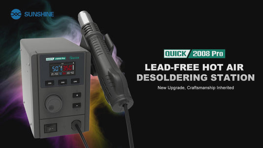 [QUICK 2008 Pro] QICK Lead-Free Hot Air Rework Station Heat Gun & New Upgrade • Craftsmanship Inherited