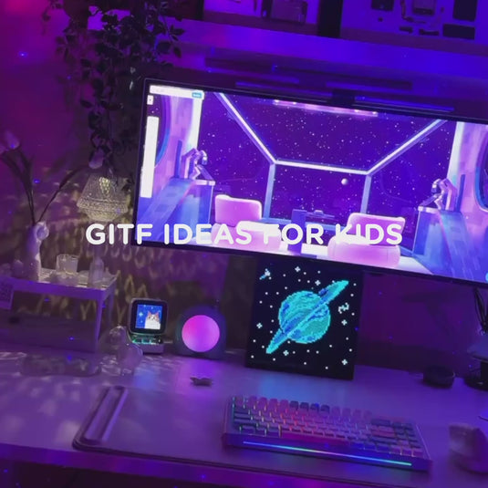 Divoom Pixoo64 64x64 Pixel Art LED Display Social Media Counter Perfect Gift