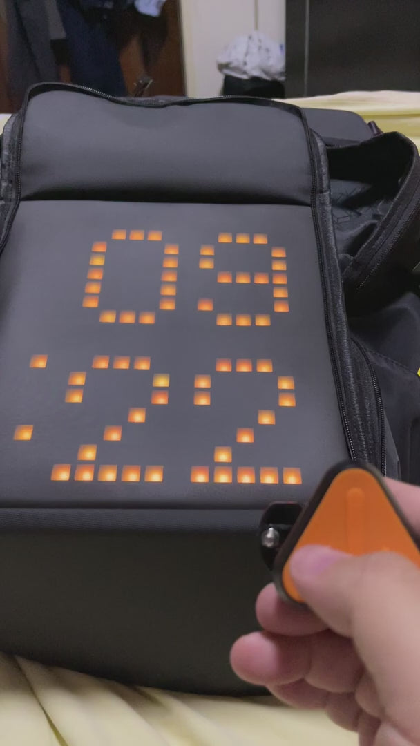 Load and play video in Gallery viewer, Pixoo Backpack-M Innovative Smart LED Backpack Perfect Gift
