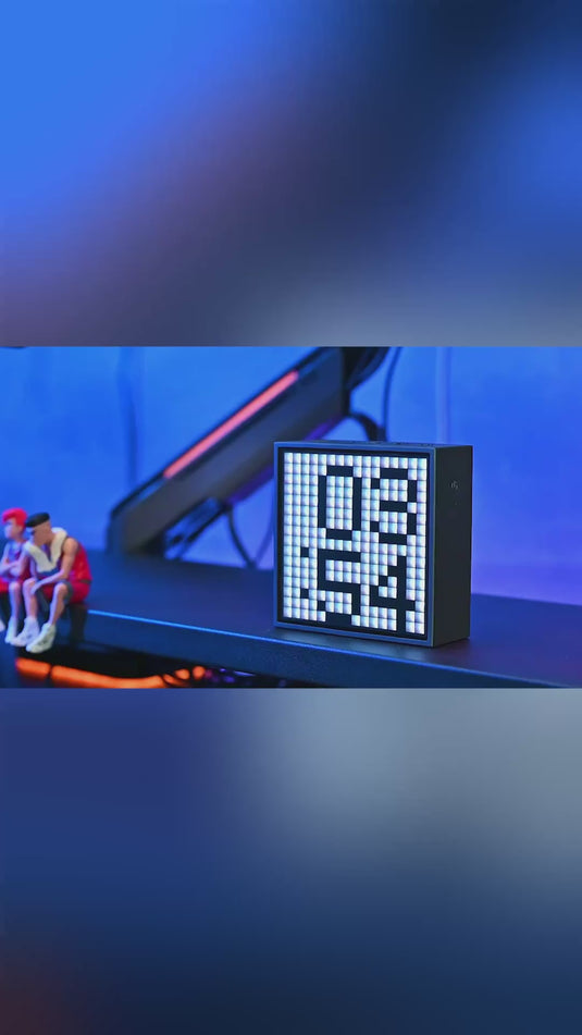 Divoom Timebox-Evo Pixel Art Speaker 16x16 DIY LED Display Alarm Clock Box Perfect Gift