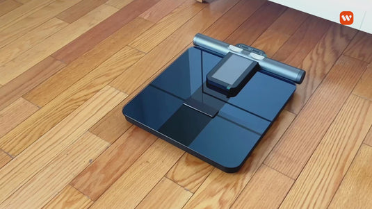 Fitdays Wireless Bluetooth Professional 8-electrode Body Fat Scales with Hand Sensor Full Body Composition BMI Scale