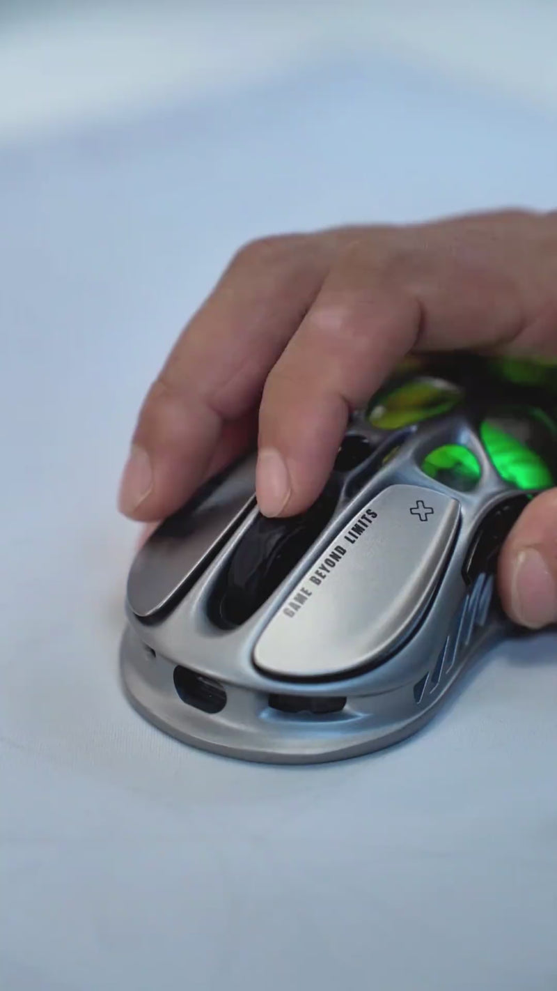 Cargar y reproducir video en Gallery Viewer, GravaStar Wireless Gaming Mouse Mercury M1 Pro, Lightweight Magnesium Alloy Gaming Mouse, 26,000 DPI
