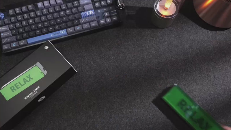 Cargar y reproducir video en Gallery Viewer, Industrial Vintage Design Style LED Ambient Light Gaming Desk Accessory, Aluminum Alloy Body, Rechargeable
