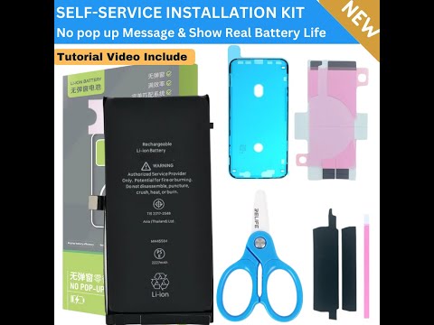 Load and play video in Gallery viewer, [Self Service Kit][No Soldering Required] Apple iPhone 14 Plus - Replacement Battery
