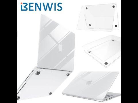 Cargar y reproducir video en Gallery Viewer, Benwis Apple MacBook Pro 14&quot; A2442 y A2779 Crystal Hard Shell Funda protectora delgada
