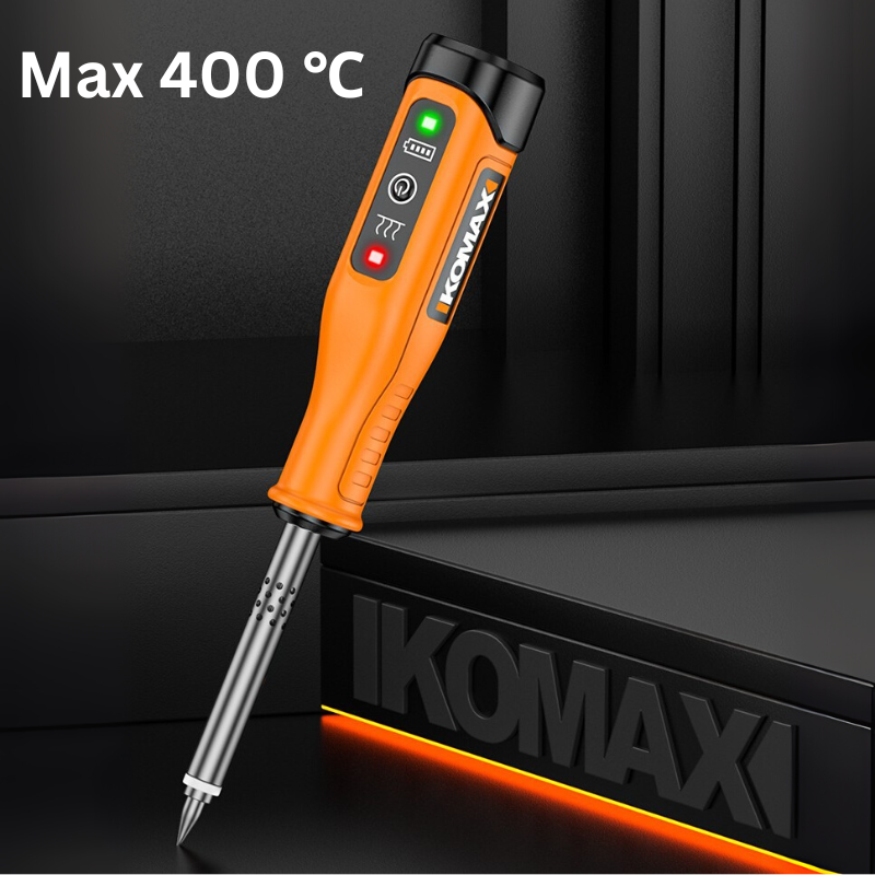 Chargez l&#39;image dans la visionneuse de la galerie, [7 in 1 Kit][Battery Power][Max 400℃] Komax Portable Type-C Chargeable Built-in Battery Soldering Iron Station Max 400℃ - Polar Tech Australia
