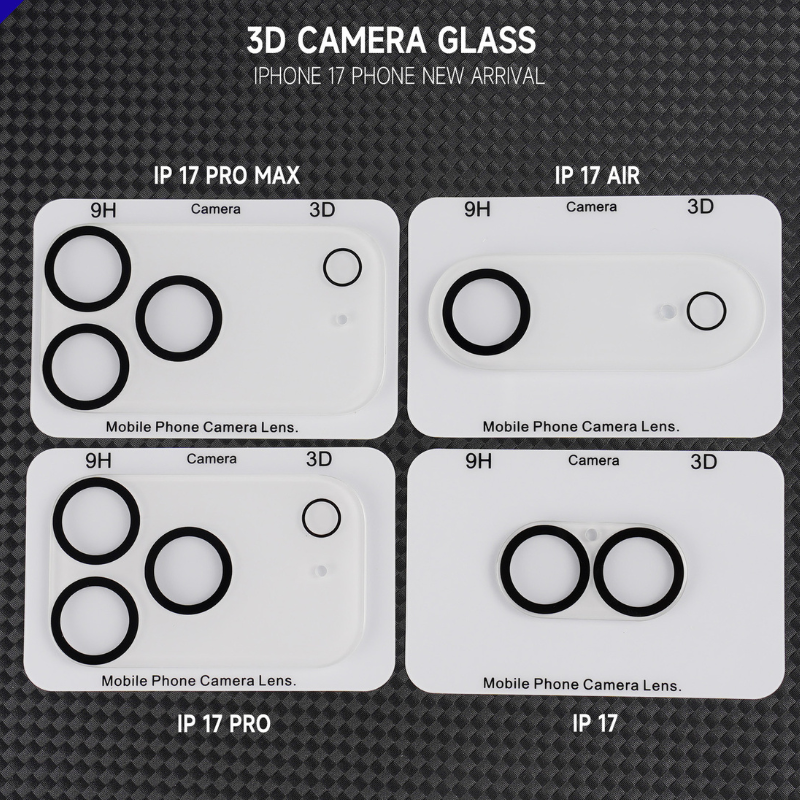 Chargez l&#39;image dans la visionneuse de la galerie, [Transparent] iPhone 17/17 Air/17 Pro/Max - Back Camera Lens Glass Protector

