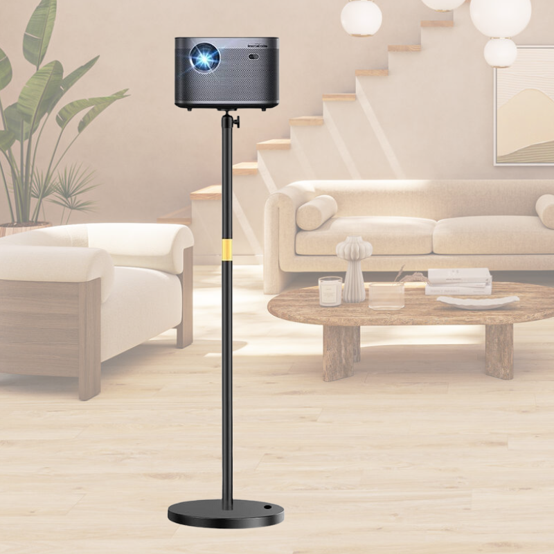 Cargue la imagen en el visor de la galería, [Single Screw Mounting Type] Universal Retractable Adjustable Aluminum Projector Floor Holder - Polar Tech Australia
