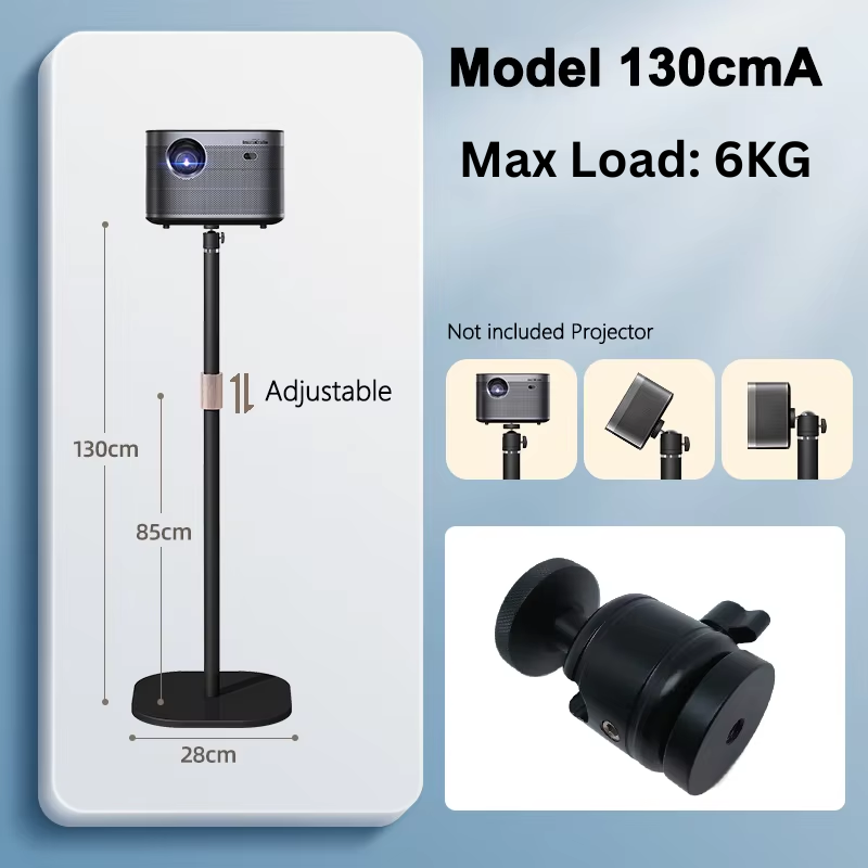 Cargue la imagen en el visor de la galería, [Single Screw Mounting Type] Universal Retractable Adjustable Aluminum Projector Floor Holder - Polar Tech Australia
