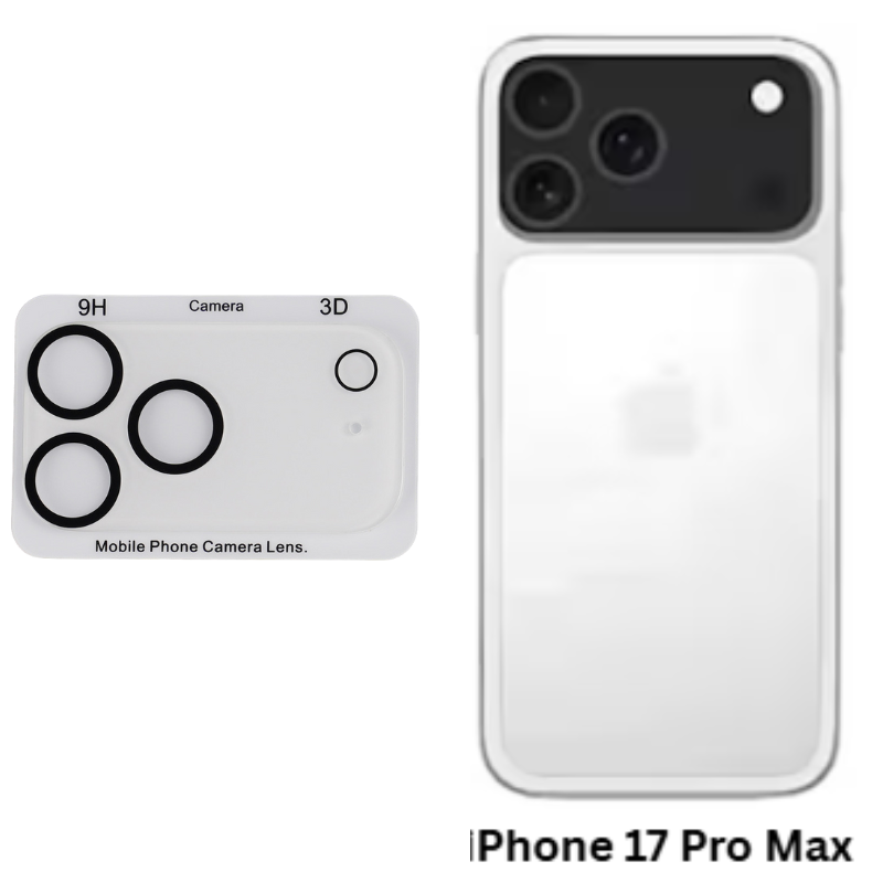 Chargez l&#39;image dans la visionneuse de la galerie, [Transparent] iPhone 17/17 Air/17 Pro/Max - Back Camera Lens Glass Protector
