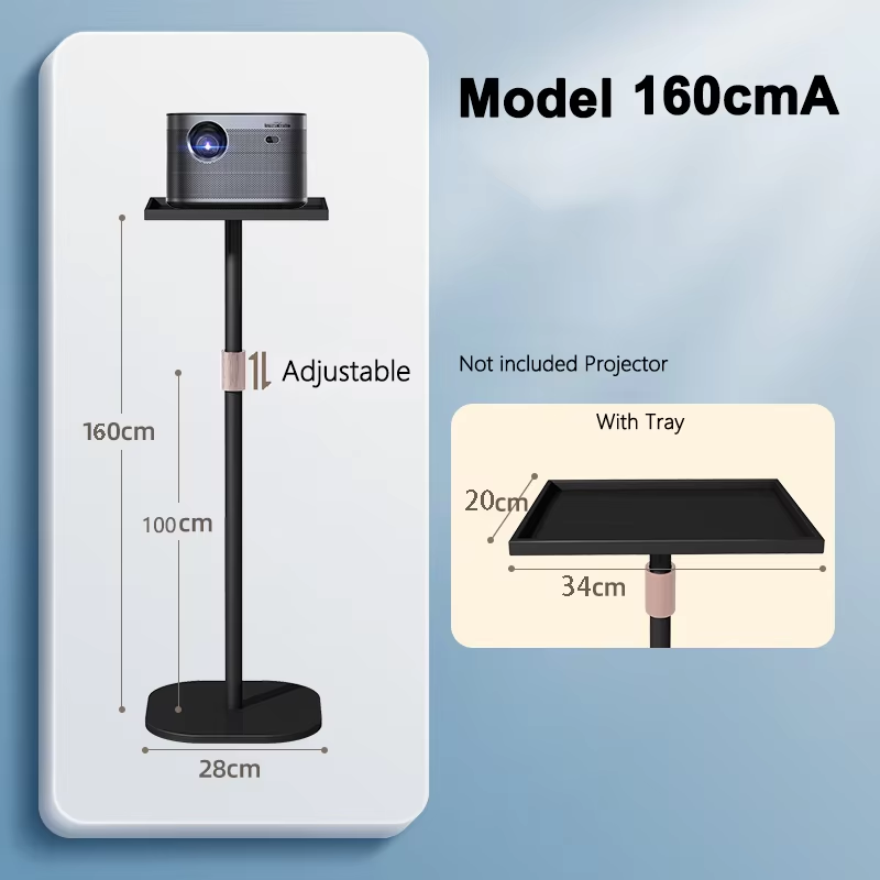 Cargue la imagen en el visor de la galería, [Tray Type] Universal Retractable Adjustable Aluminum Projector Floor Holder - Polar Tech Australia
