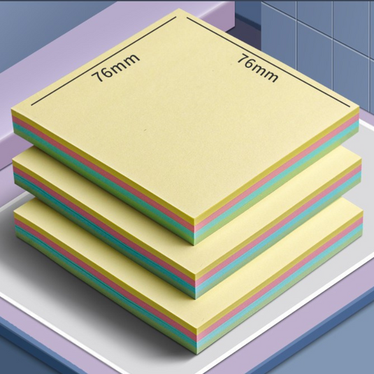 [100 Sheets] Deli Stick-U Sticker Note Paper 76mm x 76mm - Polar Tech Australia