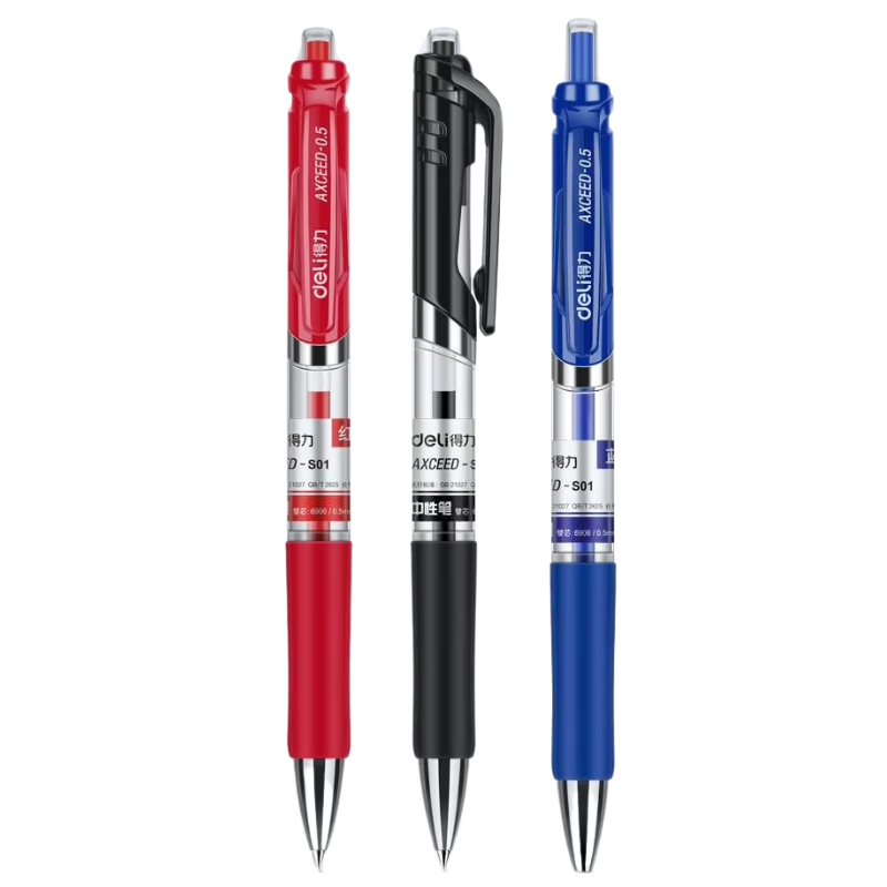 Chargez l&#39;image dans la visionneuse de la galerie, Deli 33388 - 0.5mm Press Retractable Gel Pen Office School Supplies
