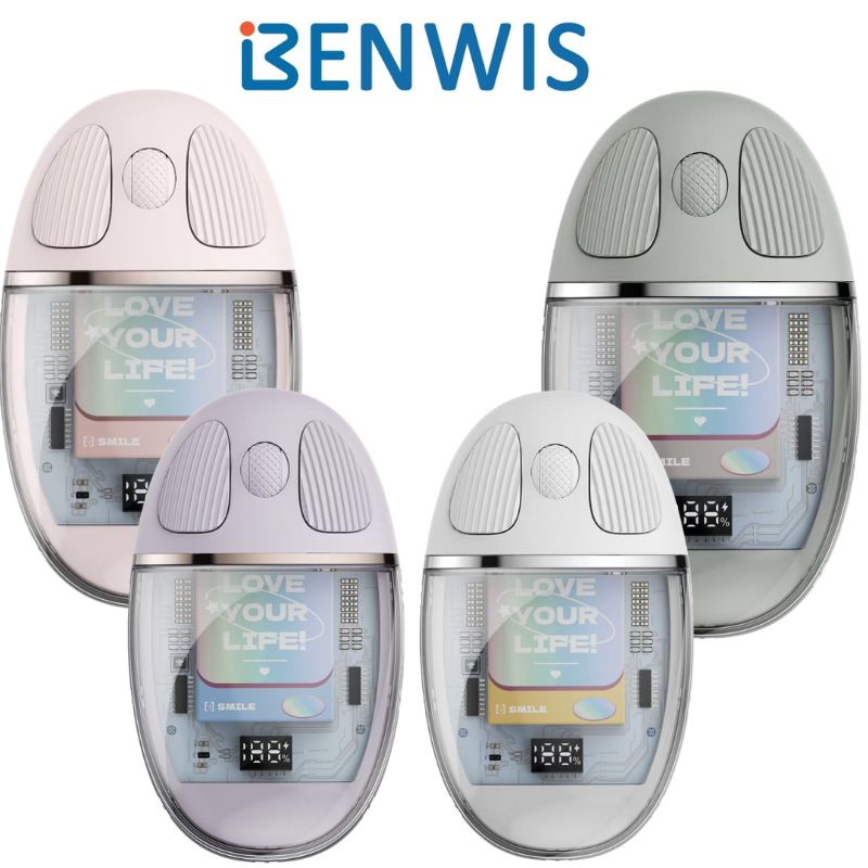 Load image into Gallery viewer, Benwis Bluetooth Wireless Crystal Mouse Bluetooth mobile devices and PC - Polar Tech Australia
