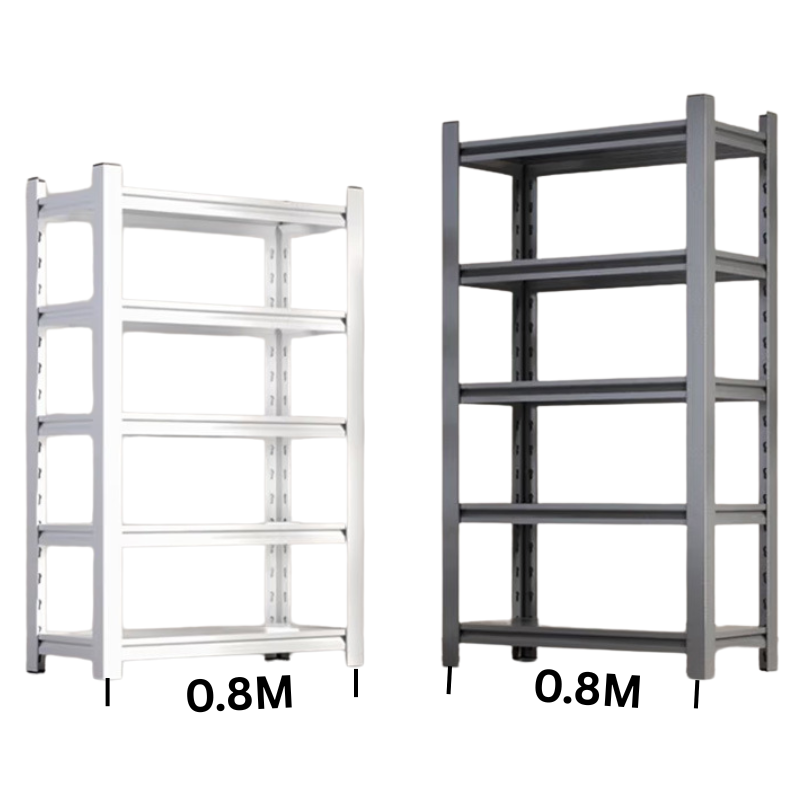 Cargue la imagen en el visor de la galería, [0.8M Long] Tall Adjustable Metal Garage Shelving Unit Storage Shelves Steel Rack Warehouse Racking - Polar Tech Australia
