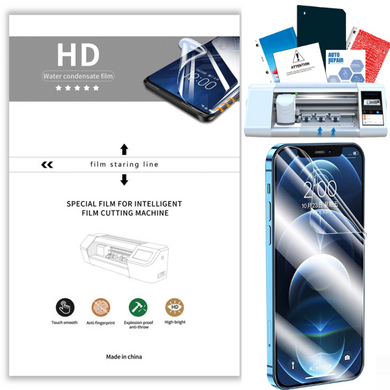 [10 piezas] [HD Clear] Protector Universal de TPU suave de hidrogel para teléfono móvil/reloj de primera calidad para máquina cortadora