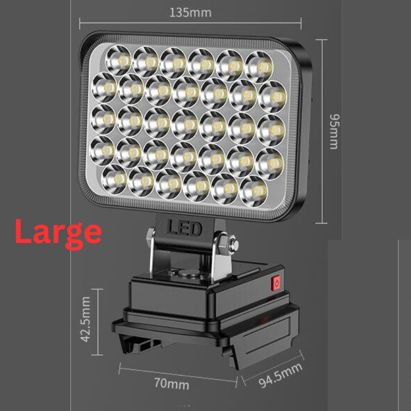 Load image into Gallery viewer, [Body Only] Komax Portable Foldable  21V Battery Powered LED Light With USB &amp; Type-C Ports - Polar Tech Australia
