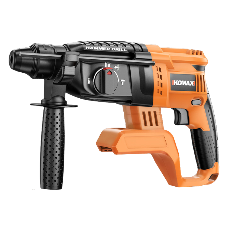 Chargez l&#39;image dans la visionneuse de la galerie, [Body Only] Komax 21V 1000W High Power Cordless Electric Hammer Drill 26mm rotary machine SDS plus with 3 modes, cordless drill machine with reverse/forward switch, Brushless motor
