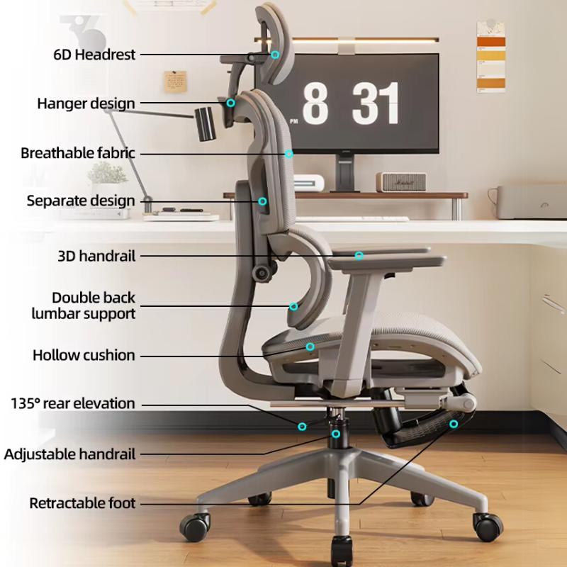 Cargue la imagen en el visor de la galería, Deluxe Ergonomic Adjustable Breathable Mesh Comfortable Office Chair
