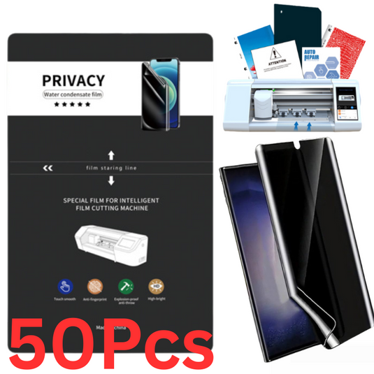 [Bulk 10Pcs/50Pcs][Privacy] Universal Mobile Phone / Watch Hydrogel Anti-Spy Soft TPU Protector For Cutting Machine
