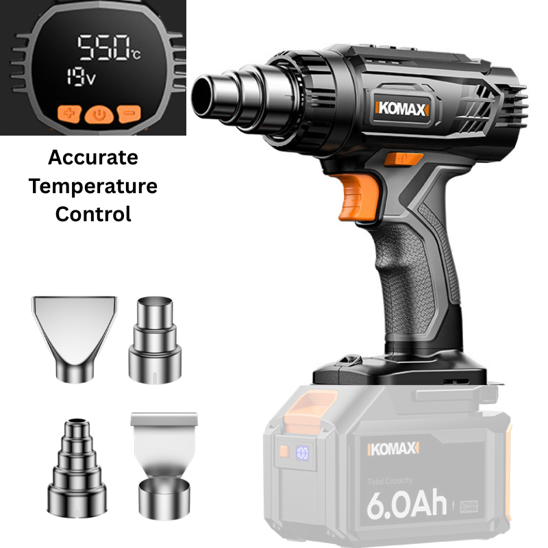 Load image into Gallery viewer, [Body Only No battery] Komax 50 Level Accurate Temperature Control Cordless Portable 21V Battery Powered Heating Hot Air Gun Station
