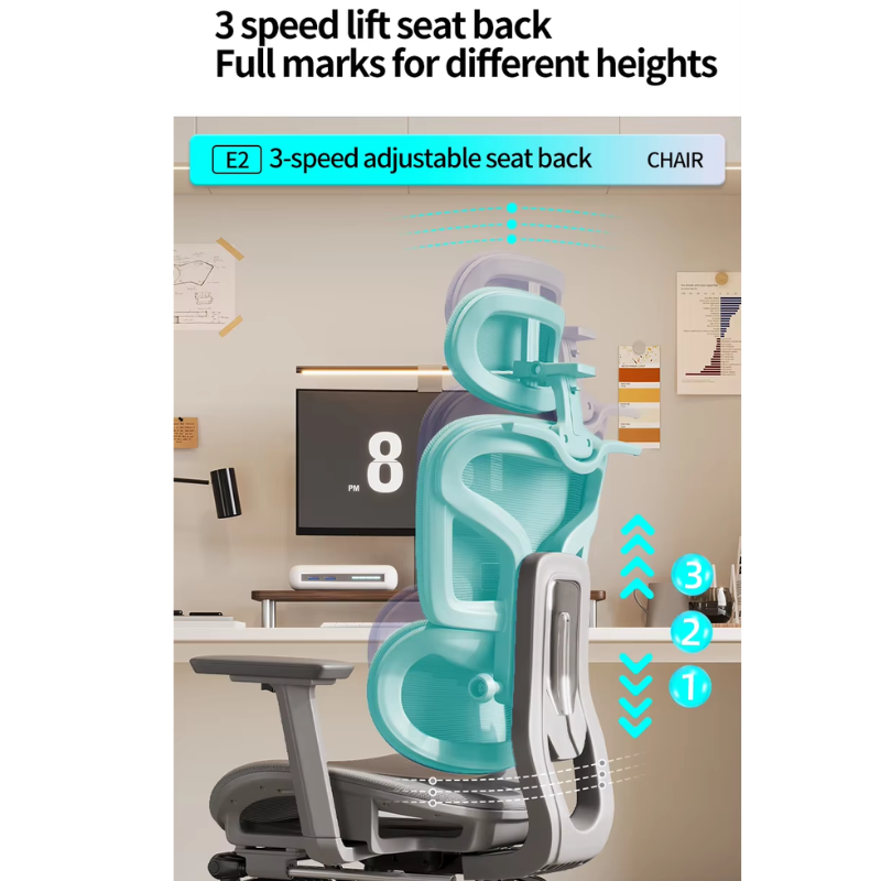 Cargue la imagen en el visor de la galería, Deluxe Ergonomic Adjustable Breathable Mesh Comfortable Office Chair

