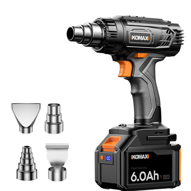 [Battery + Charger Bundle Kit] Komax Cordless Portable 21V Battery Powered Heating Hot Air Gun Station