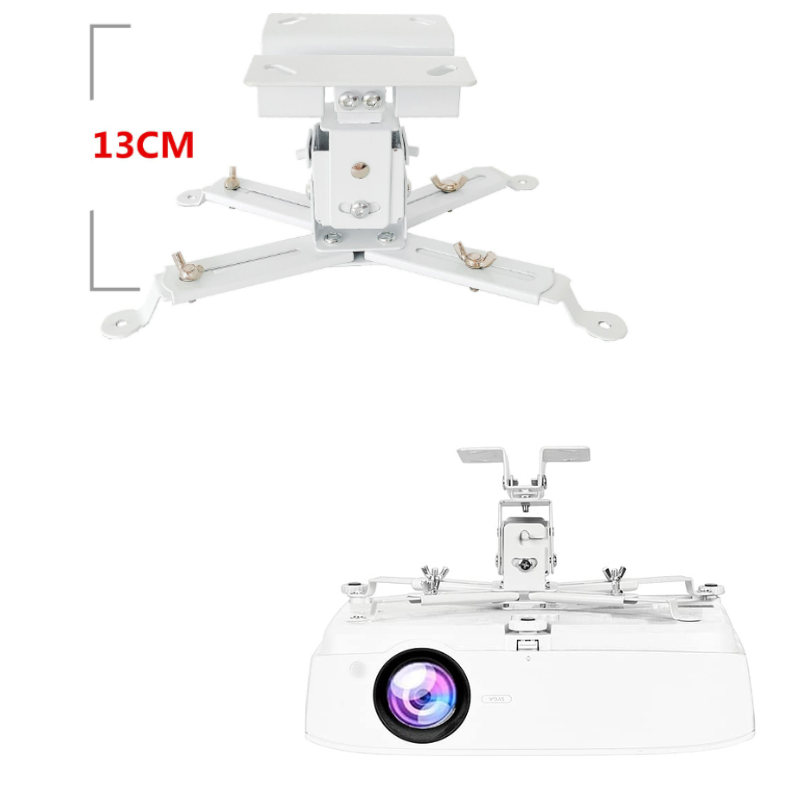 Chargez l'image dans la visionneuse de la galerie, Universal Retractable Extension Aluminum Projector Ceiling/Wall Mount Bracket Holder (4 Screws Mounting Type) - Polar Tech Australia
