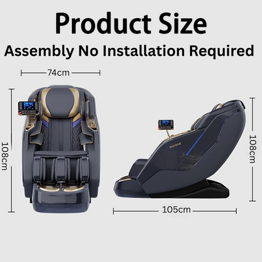 [i930][Voice Control][AI Version] Luxury iMassage 9D Full-body Multi-function Zero-Gravity Bluetooth Speaker Massage Chair - Polar Tech Australia