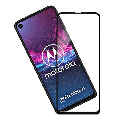 Motorola Moto One Action - Full Covered 9H Tempered Glass Screen Protector - Polar Tech Australia