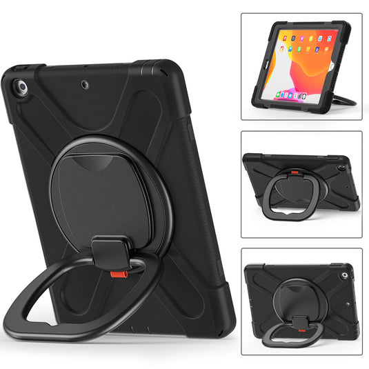Microsoft Surface Pro 4/5/6/7/7 Plus-360 degrés rotation antichoc robuste support du boîtier avec sangle et porte-stylo