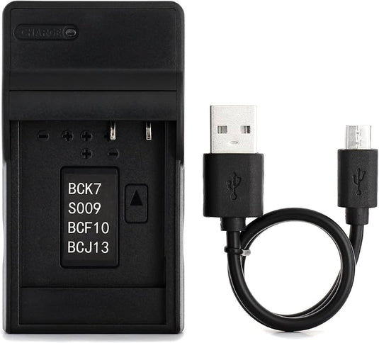 DMW-BCF10 USB Charger for Panasonic Lumix DMC-FH20, DMC-FH22, DMC-FH24, DMC-FH25, DMC-FH3, DMC-FH5, DMC-FS15, DMC-FS6, DMC-FS7, DMC-FT1, DMC-FT4, DMC-FX70, DMC-FX78 Camera - Polar Tech Australia