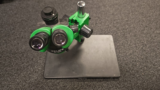 [EX-DEMO][RL-M3T-B3][Large Operation Base] RELIFE 0.7x - 4.5x Trinocular HD Stereo Microscope